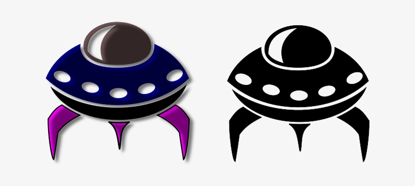 Spaceships, Cosmic, Retro, Flying Saucer, Ufos - Transparent Background Spaceship Clipart, transparent png