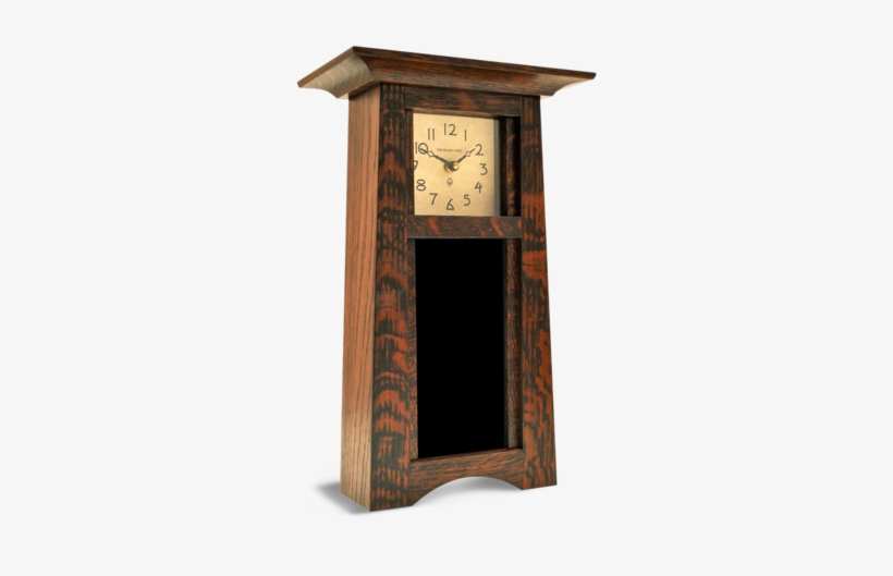 Vertical Craftsman Clock - Arts And Crafts Movement, transparent png