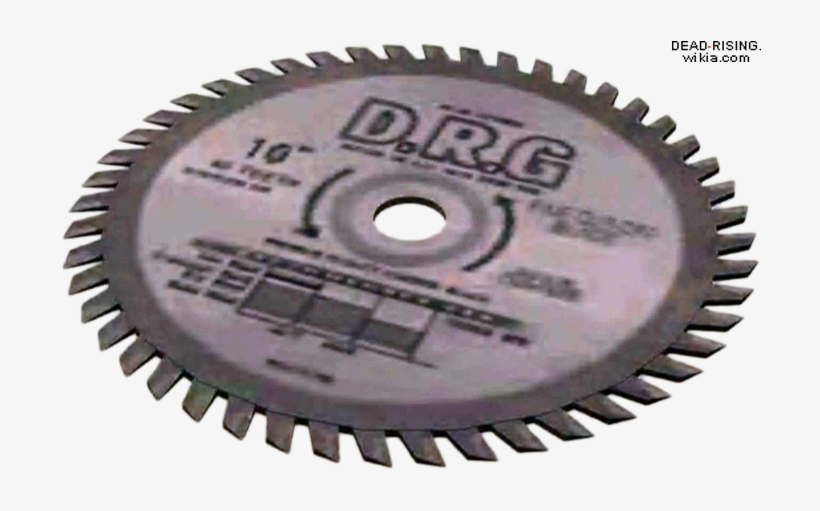 Dead Rising Saw Blade - Circular Saw, transparent png