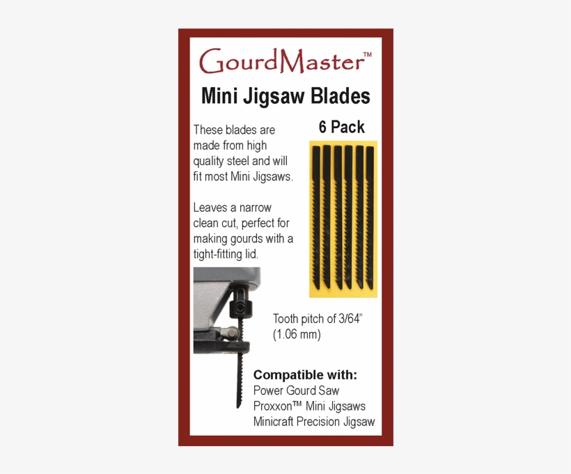 Gourdmaster Jigsaw Blades - Graphic Design, transparent png
