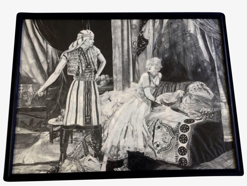 S K Martin, Rudolph Valentino The Sheik Mixed Media - Artist, transparent png