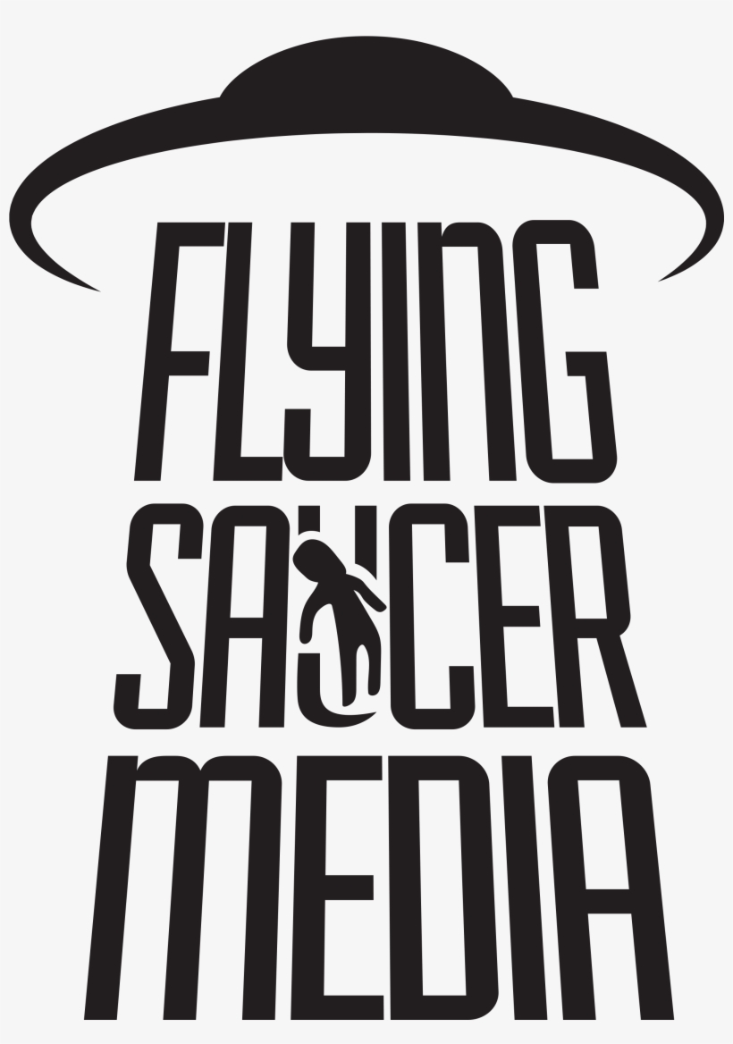 Flyingsaucermedia Logo Black - Flying Saucer, transparent png