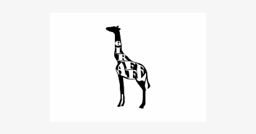 Giraffe Bookami® Silhouette Book Folding On Bookami® - Giraffe, transparent png