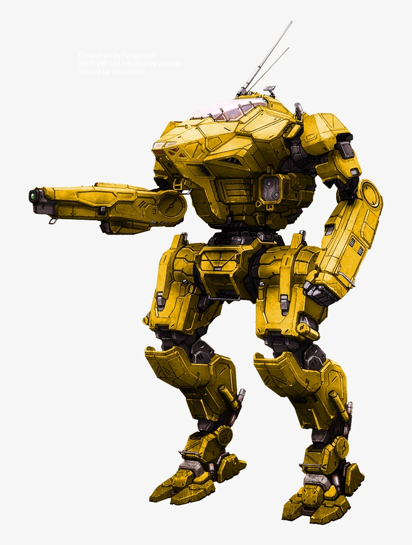 Mwo Assassin Repaint Template By Odanan Game Empires, - Assassin Mwo, transparent png