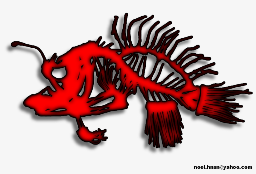 Clipart Library Download Anglerfish Drawing Skeleton - Fishing, transparent png