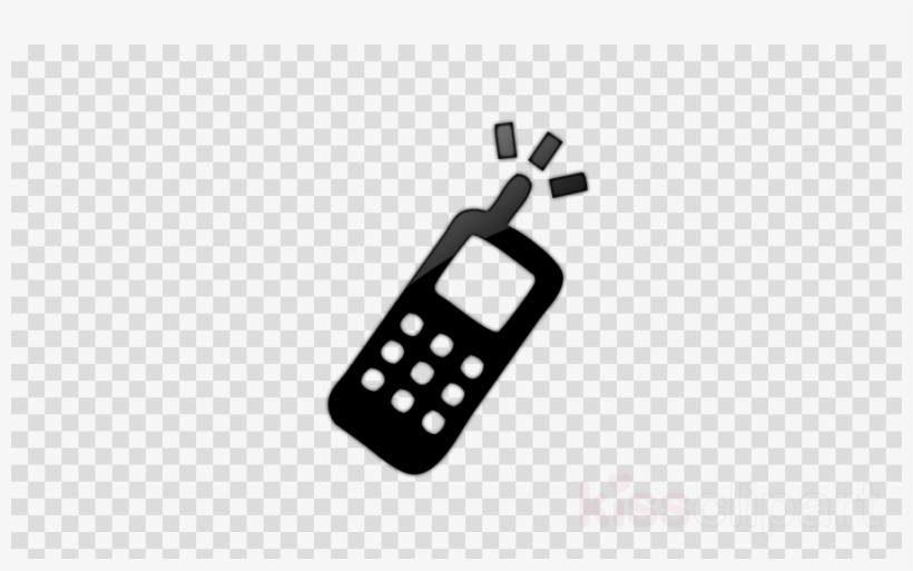 Business Card Cell Clipart Business Cards Telephone - Cartoon Transparent Cellphone, transparent png