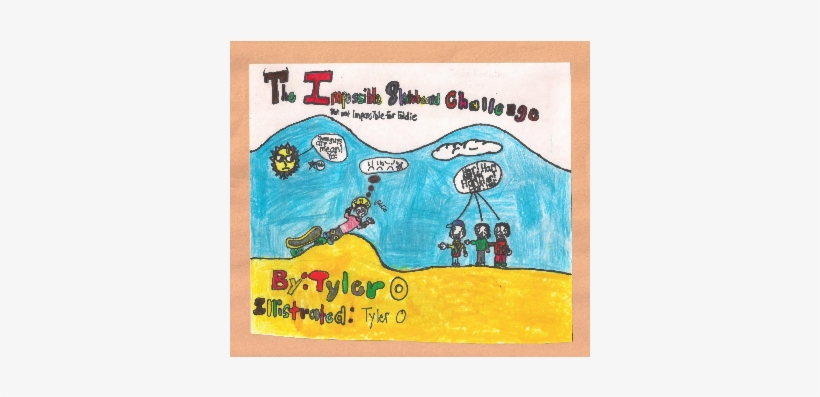 The Impossible Skateboard Challenge By Tyler O - Skateboard, transparent png