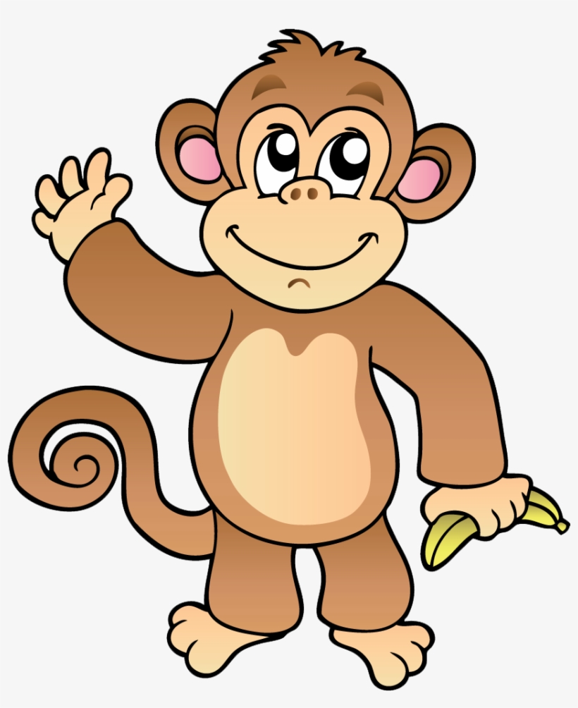 Monkey Sweet Clipart Png - Monkey Clipart, transparent png