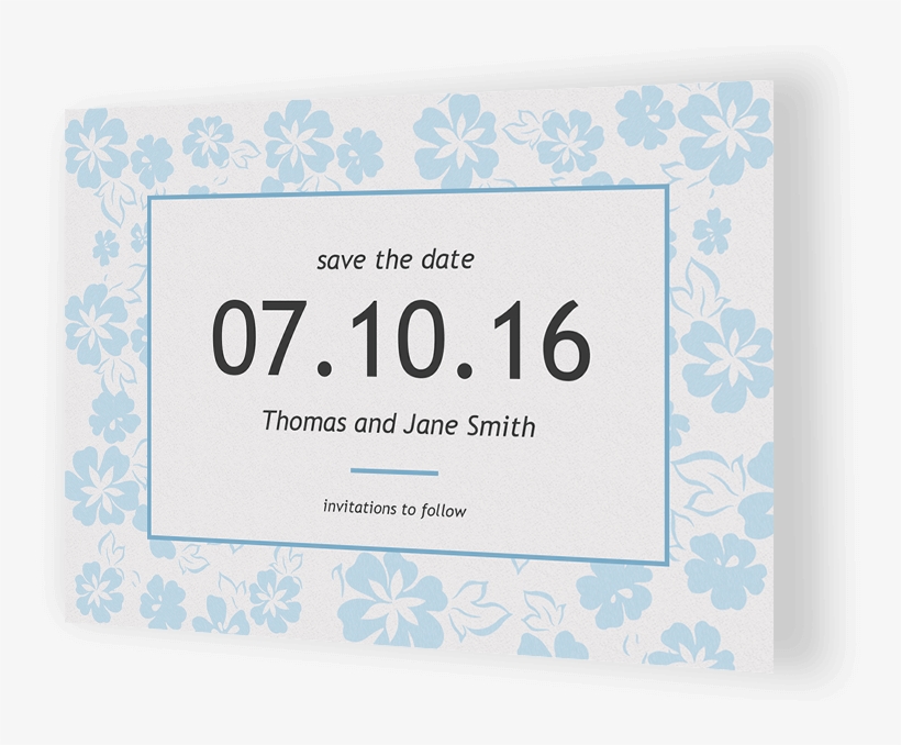Customize Save The Date Cards - Place Card, transparent png