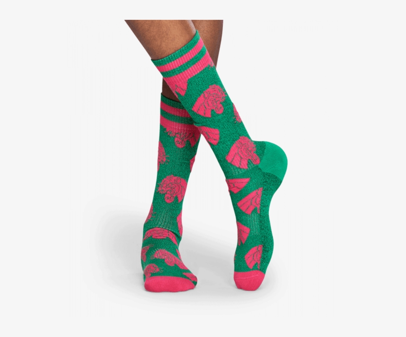 Athletic Mountain Lion Sock - Sock, transparent png