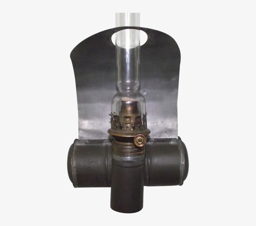Tinsmith Made Wall Sconce Lantern With Student Burner - Tap, transparent png