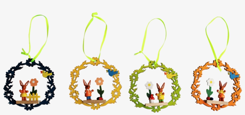 Tree Hanging Deco Flower Wreath Coloured Ca 10*10cm - Creative Arts, transparent png