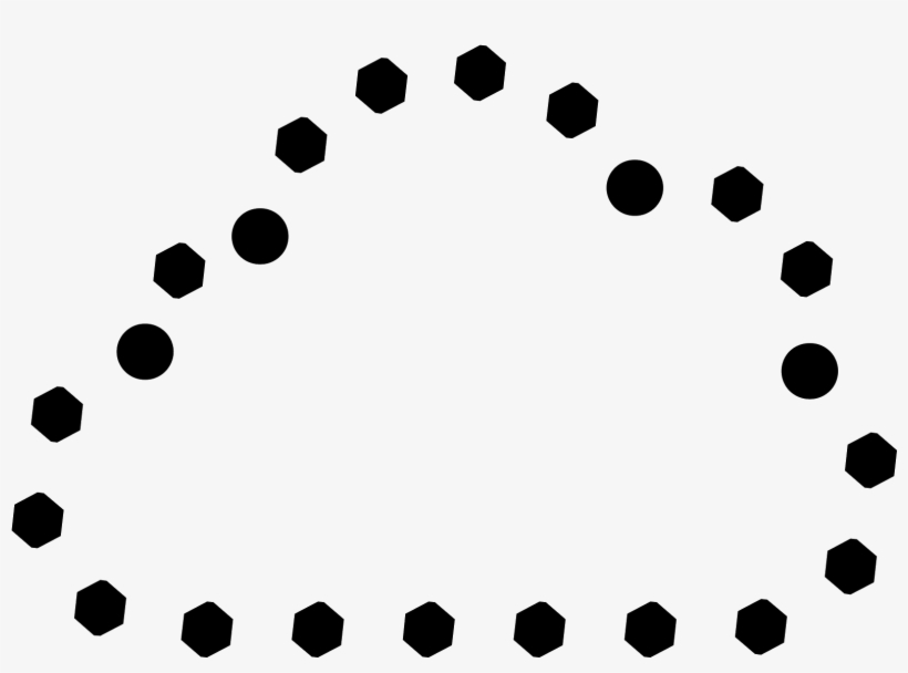 Dotted Cloud Icon - Shutterstock, transparent png