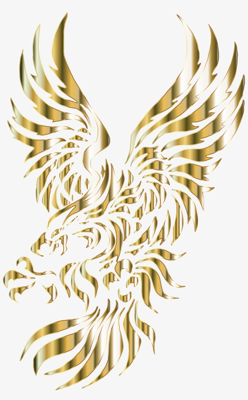 This Free Icons Png Design Of Chromatic Tribal Eagle, transparent png