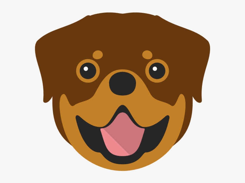 Rottweiler 01 Yappicon Rottweiler 02 Yappicon - Dog, transparent png