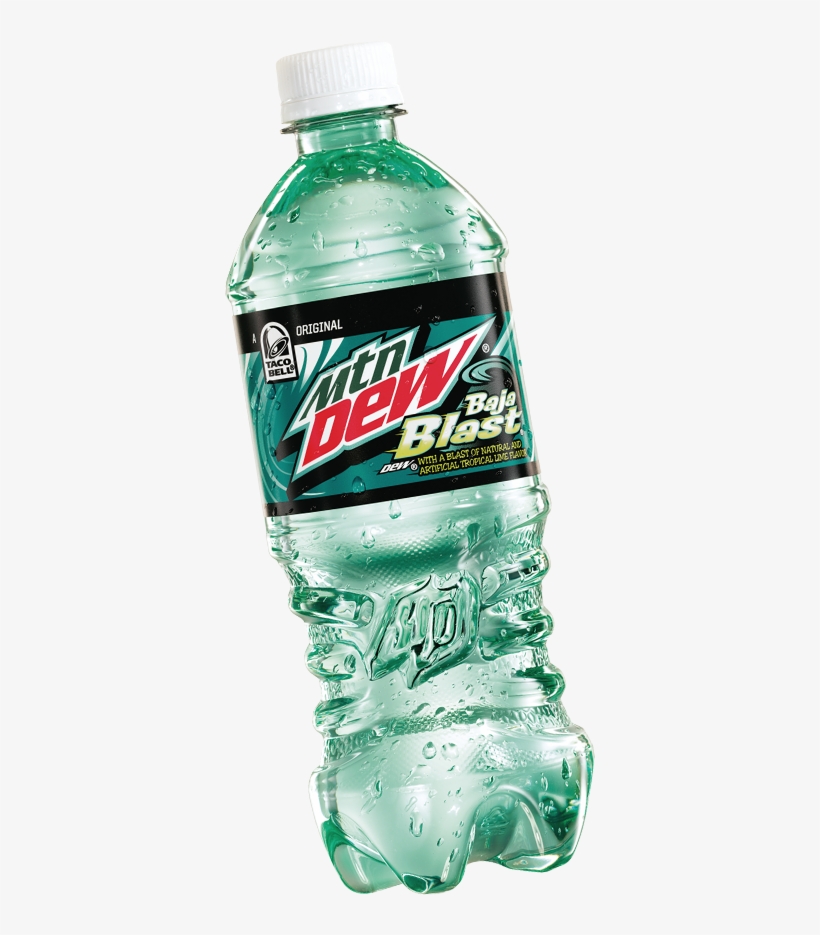 Food & Cooking - Mountain Dew Soda, Baja Blast - 20 Fl Oz Bottle, transparent png