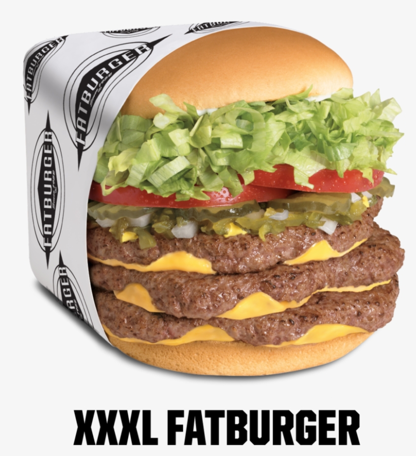 Image Of Xxxl Fatburger - Fat Burgers Las Vegas, transparent png