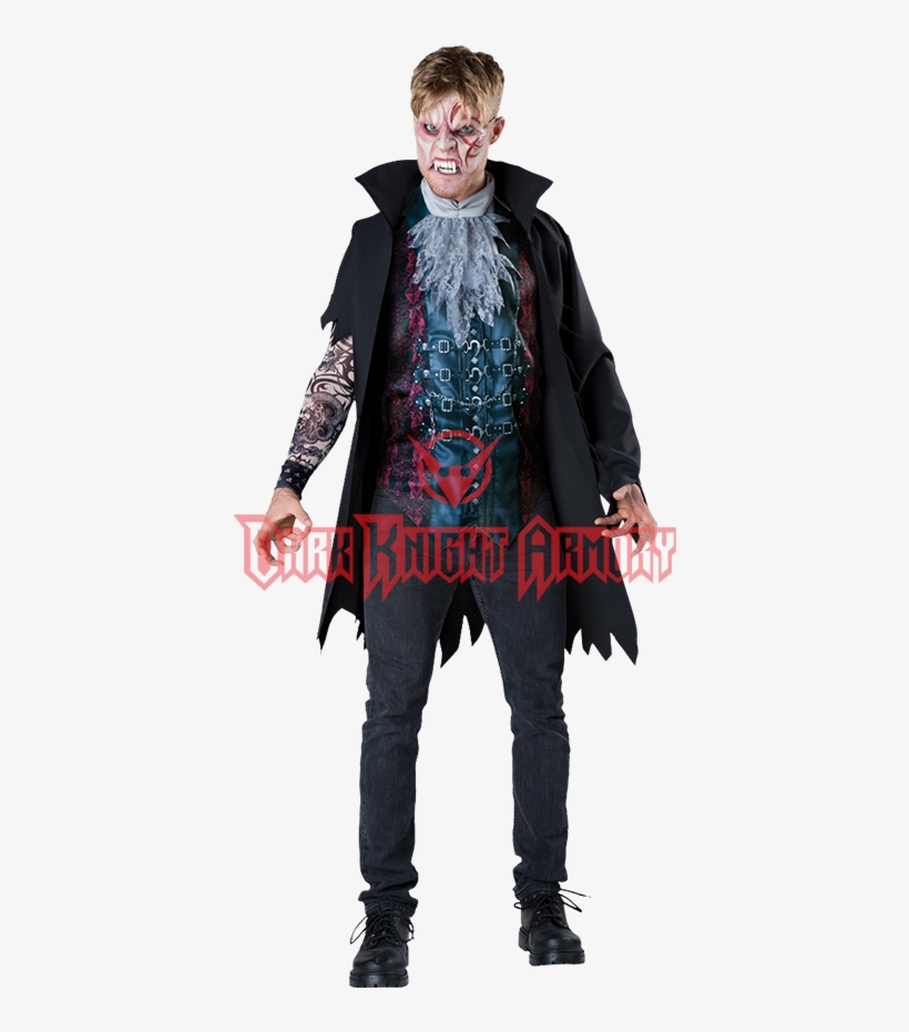 Mens Street Vampire Costume - Men's Fashionable Vampire Costume, transparent png