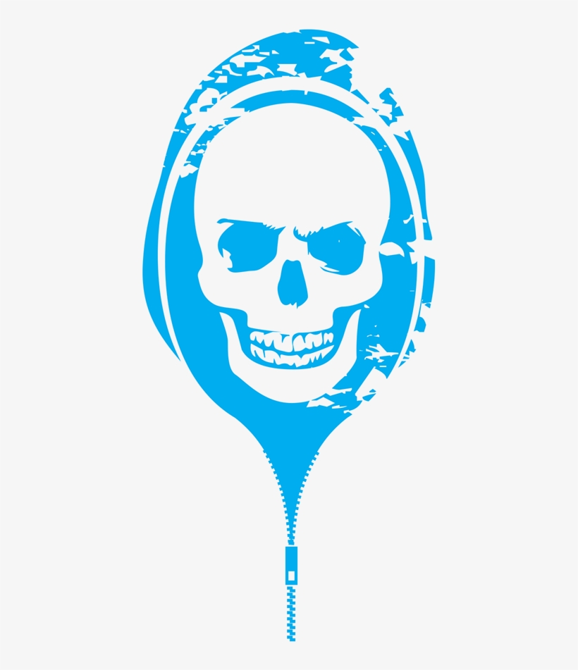 Blue Nike Logo Png Download - Cute Skull Twin Duvet, transparent png
