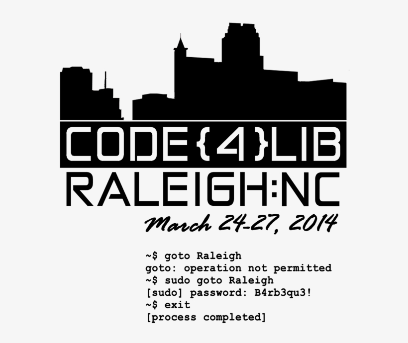 Shirt Design Code4lib Small - T-shirt, transparent png