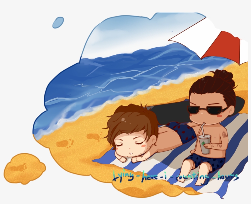 Larry Stylinson, Louis Tomlinson, Harry Styles - Illustration, transparent png