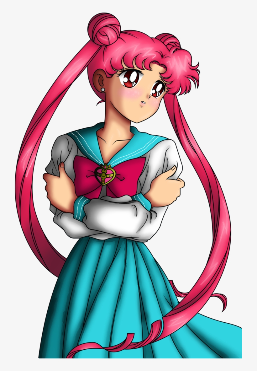 658 Kb Png - Sailor Moon With Black Hair, transparent png