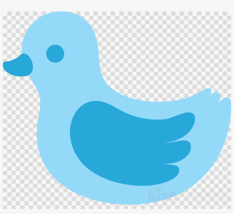 Baby Blue Duck Png Clipart Duck Infant Clip Art - Play Button Blue Png, transparent png