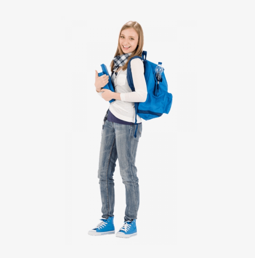 Student Png - College Student Walking Png, transparent png