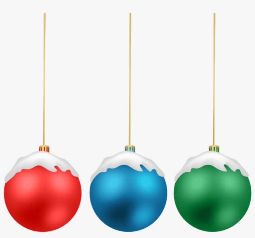 Free Png Christmas Balls With Snow Png Png Images Transparent - Portable Network Graphics, transparent png