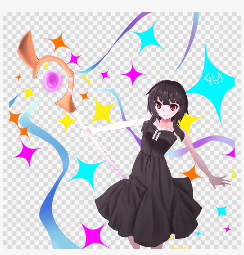 Megumin In A Dress Clipart Konosuba Dress Anime - Cartoon, transparent png
