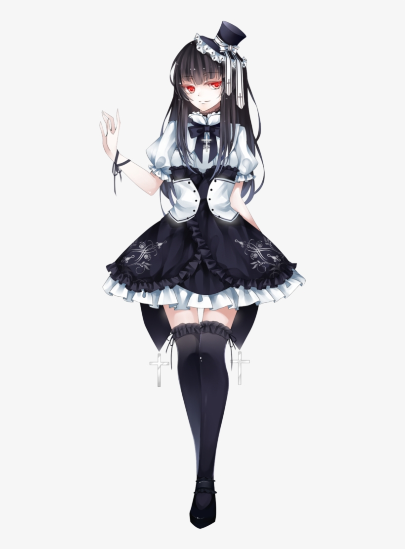 Anime, Girl, And Manga Image Anime Girl Top Hat 500x1056 PNG