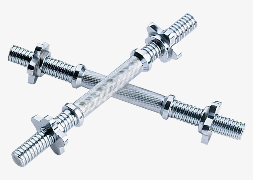 Dumbbell Rod With Star Nut, transparent png