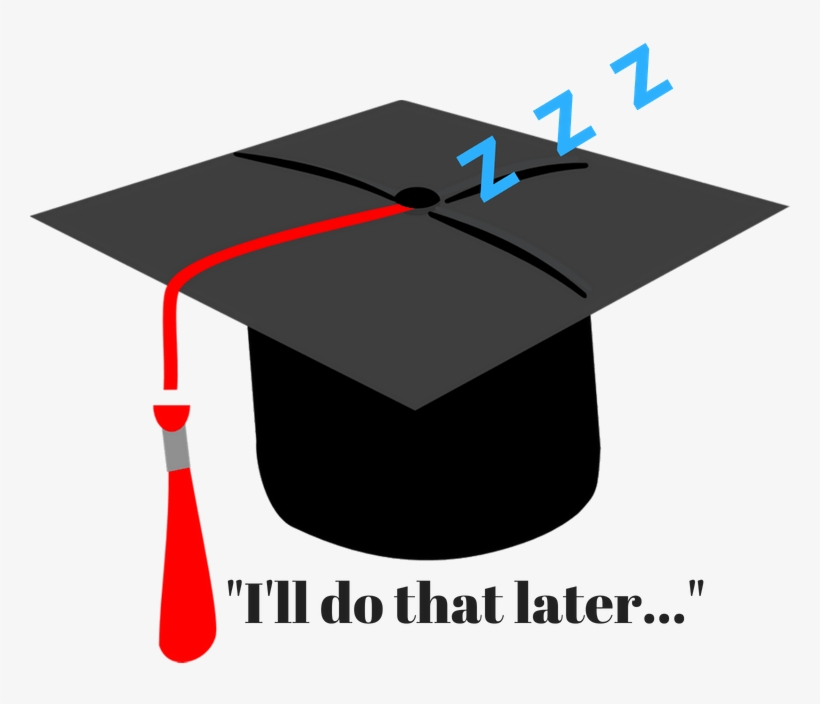It's More Than Just Laziness - Green Graduation Hat Clipart, transparent png