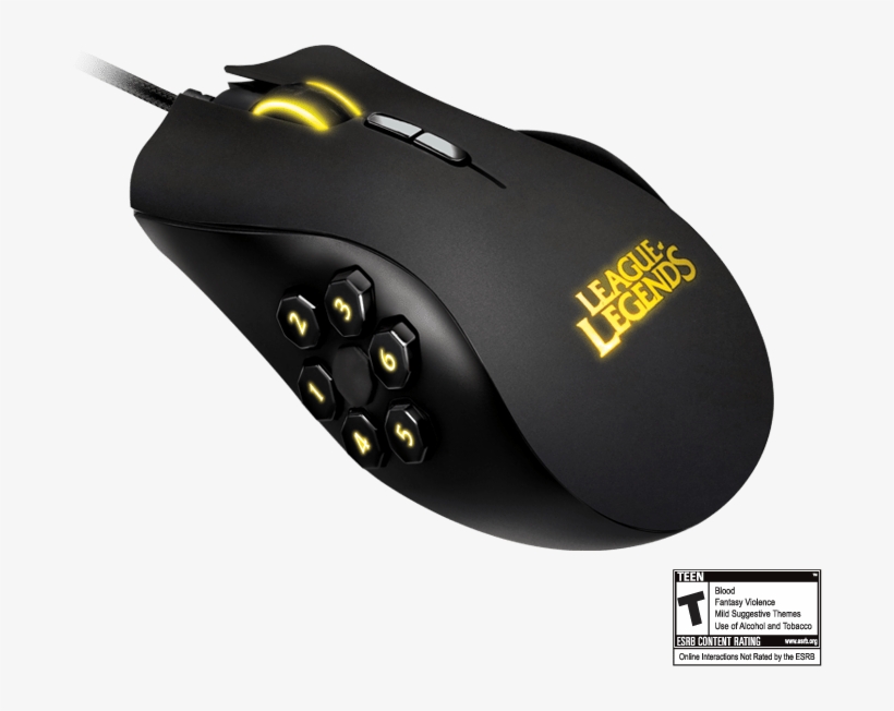 With 32 Million Active Monthly Players Online, League - Razer Naga League Of Legends Edition, transparent png
