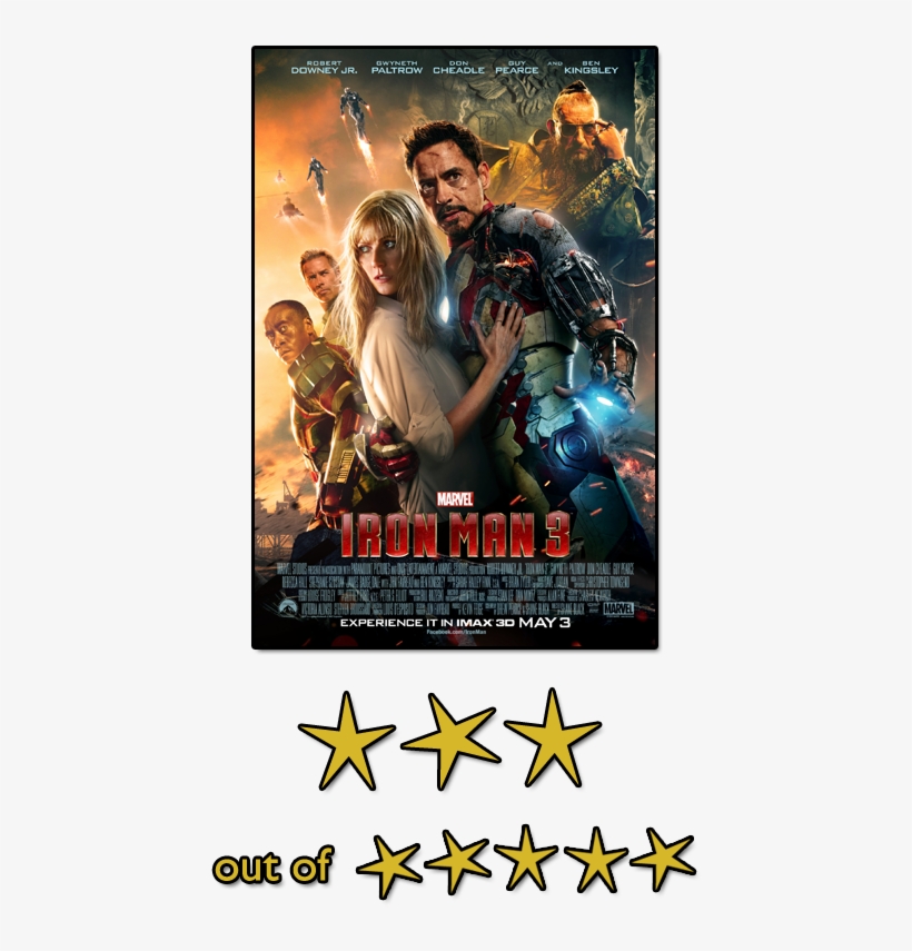 Joe Won't Go Down As The Best Movie Trilogy Of All - Iron Man 3 And Thor 2 Poster, transparent png