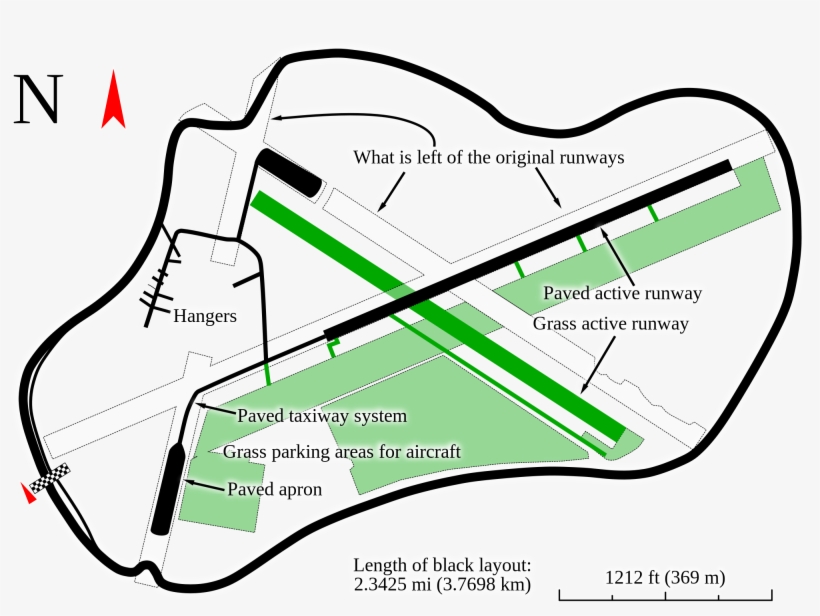 2000px-thuxton Motor Racing Circuit Map - Thruxton Race Track Map, transparent png