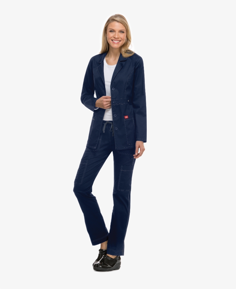 Dickies 28" Youtility Lab Coat - White Coat, transparent png