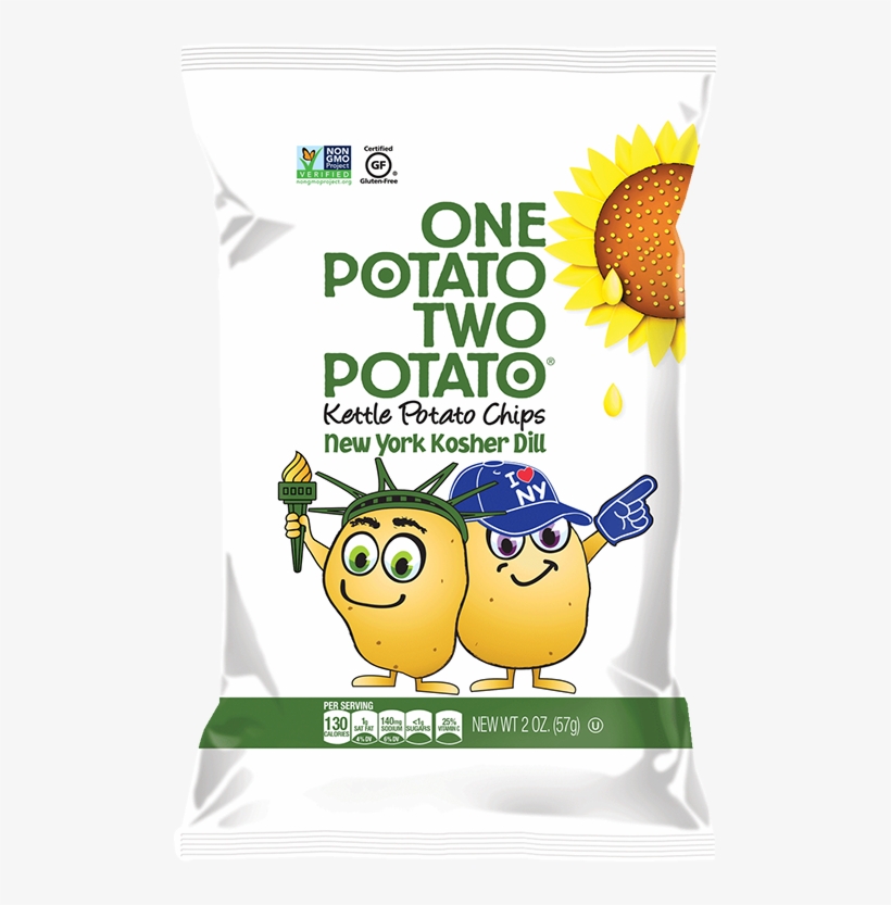 New York Kosher Dill - One Potato Two Potato Chips, transparent png