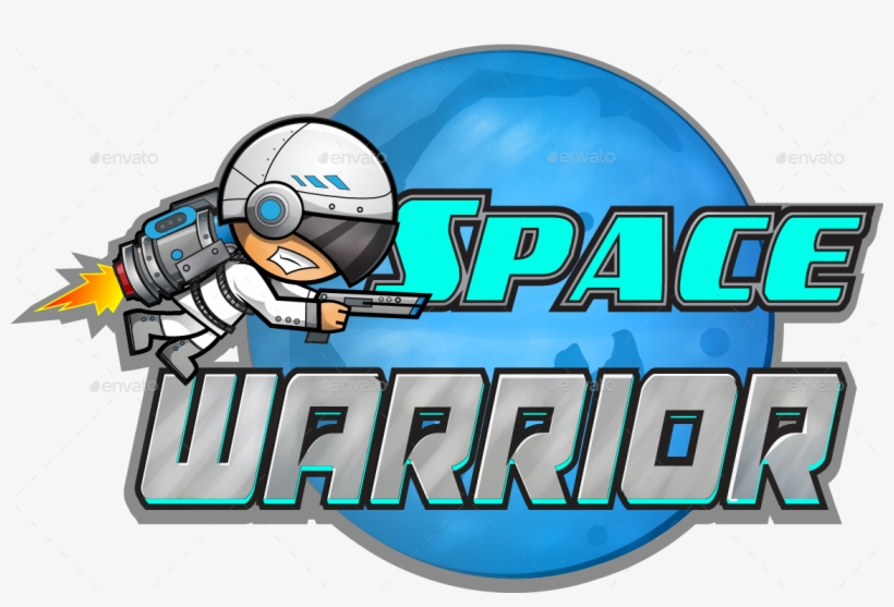 Background Game Logo - Space Warriors, transparent png