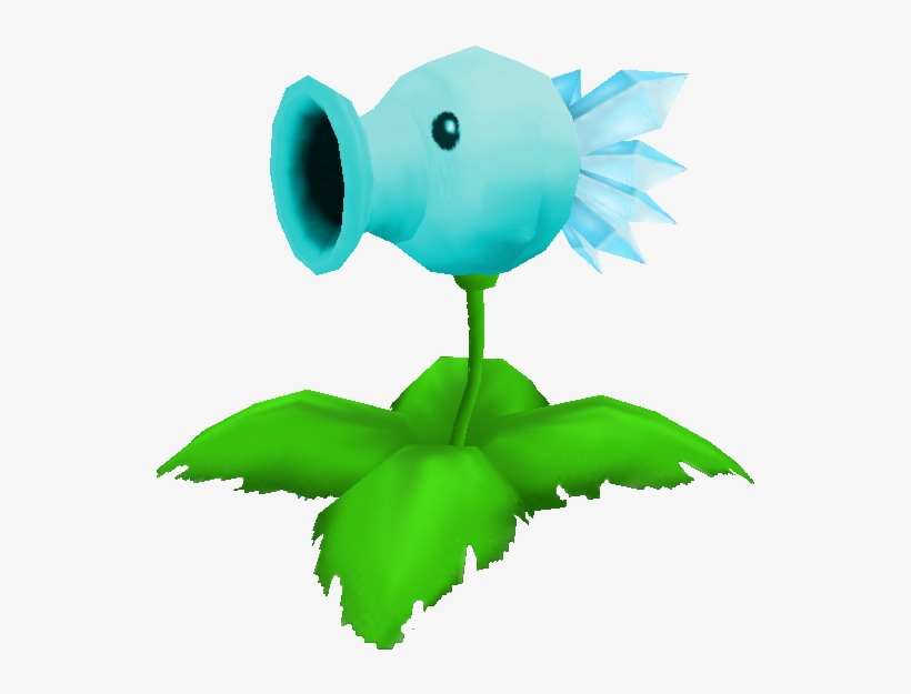 Image Plants Vs Zombies Snow Pea By Aaronvft D4h4al1 - Snowpea Plant Vs Zombies, transparent png