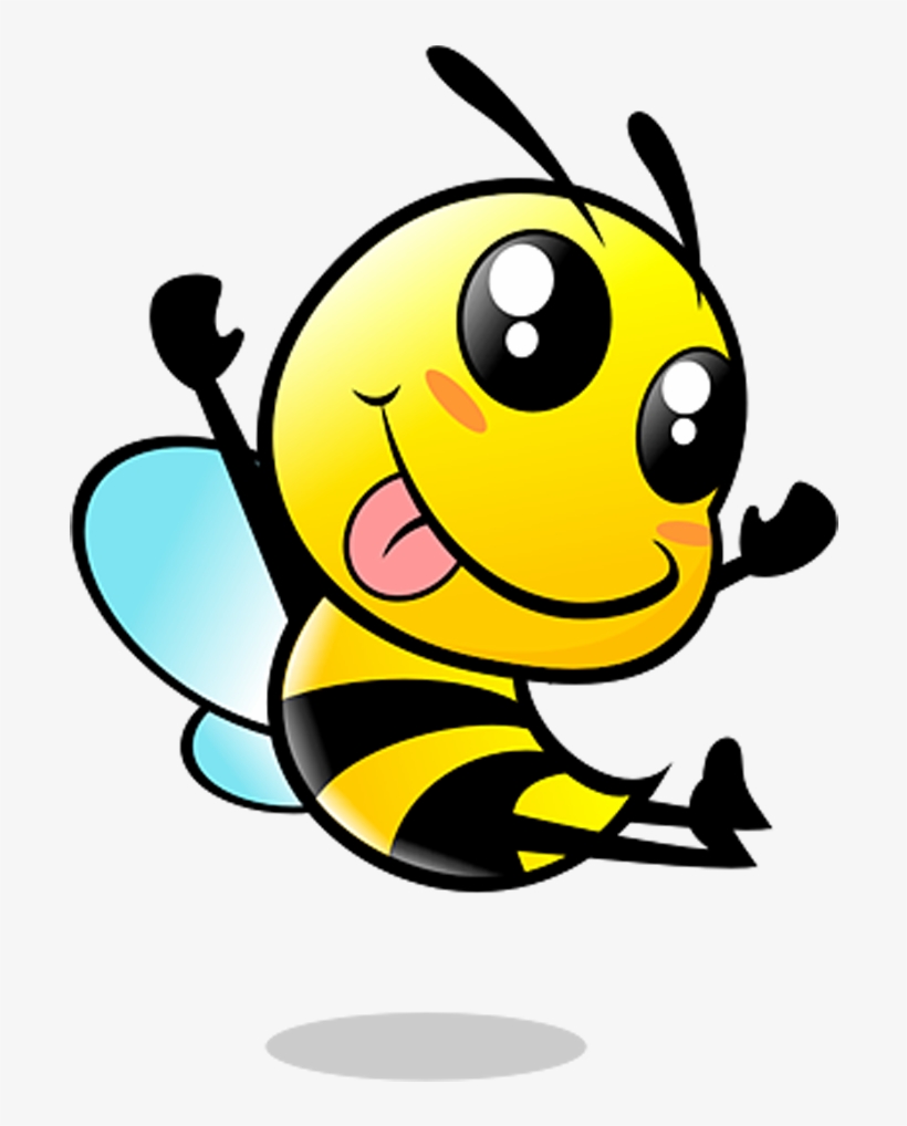 Honey Bee Cartoon Png - Baby Bib Showtop Comfortable Soft Silicone Saliva Pocket, transparent png