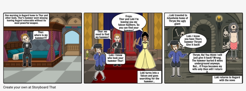 Thor Story Part - Cartoon, transparent png