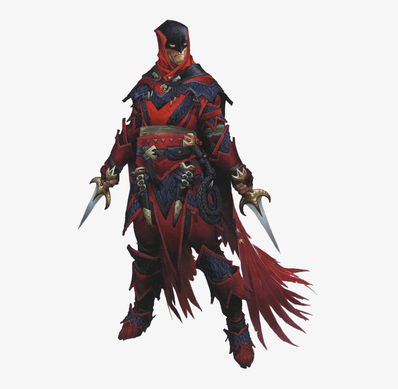 The Red Raven Human Vigilante - Pathfinder Iconic Vigilante, transparent png
