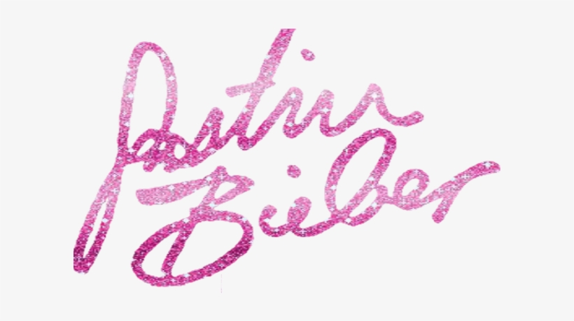 Justin Bieber Firma Png - Firma De Justin Bieber Png, transparent png