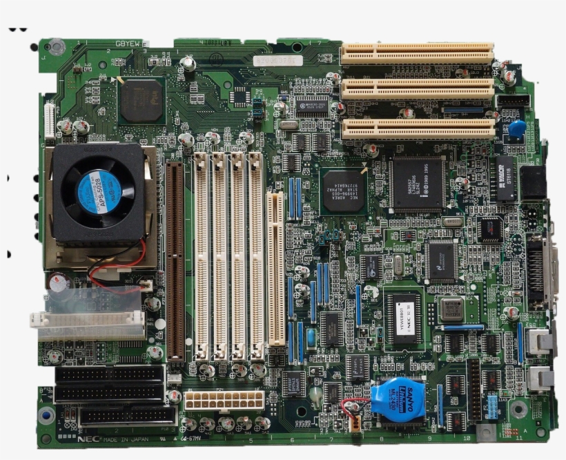 Motherboard Is The Component That Connects All The - Nec Pc 98 Motherboard, transparent png