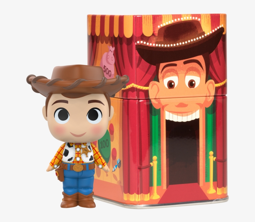 Woody Toy Story Mystery Mini Tin Funko Disney Treasures - Mystery Minis Toy Story, transparent png