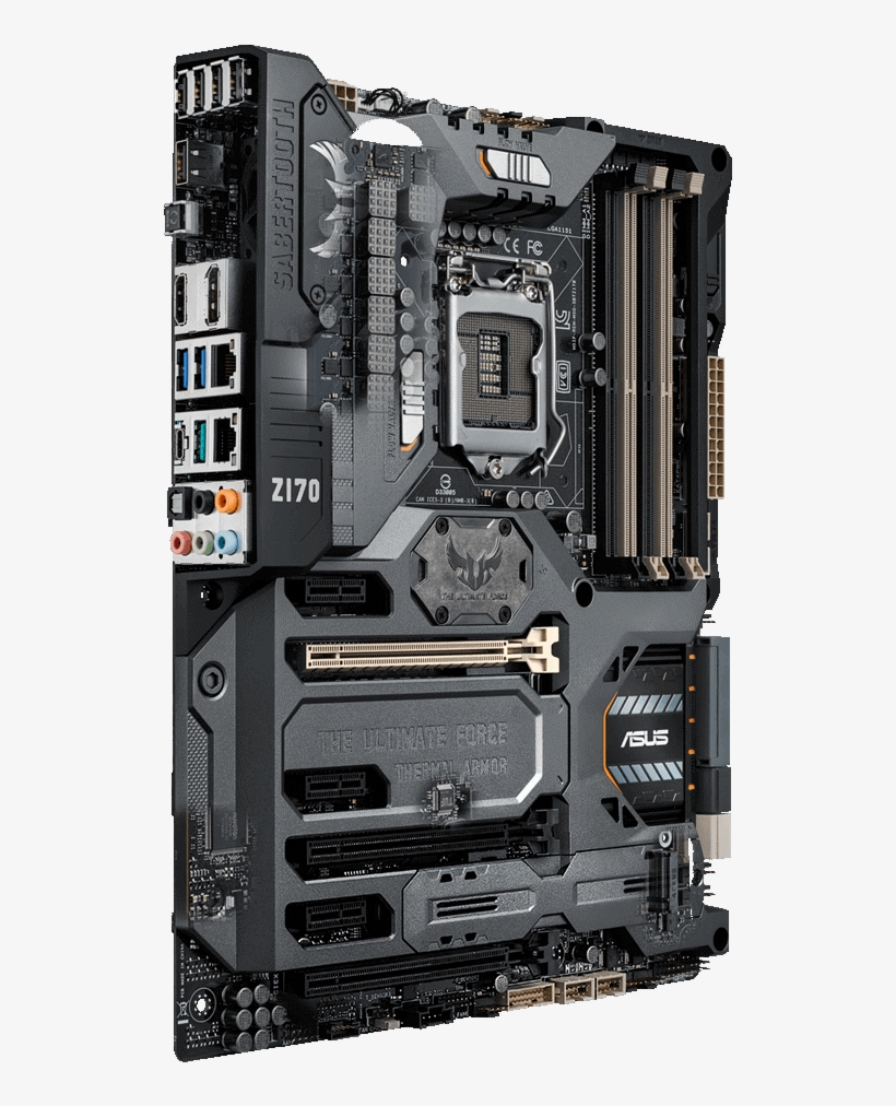 Z170 Motherboard - Asus Sabertooth, transparent png