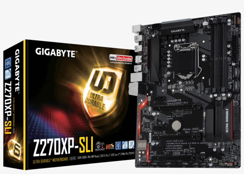 Ga Z270xp Sli - Gigabyte Ga Z270p D3 Motherboard, transparent png