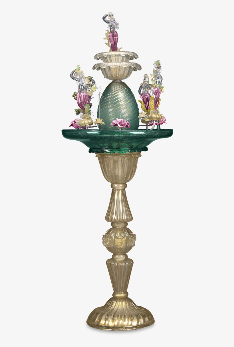 Murano Venetian Glass Water Fountain - Murano, transparent png