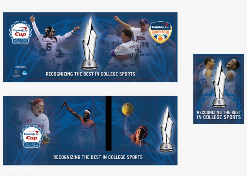 Ncaa Capital One Cup Truck Wrap - Football League Cup, transparent png